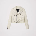 Women Biker cowhide leather Jacket