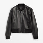 Women's RAF Aviator Sheepskin Shearling Bomber Leather Jacket