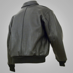 Mens Vintage Lambskin A2 Brown Flying Leather Jacket