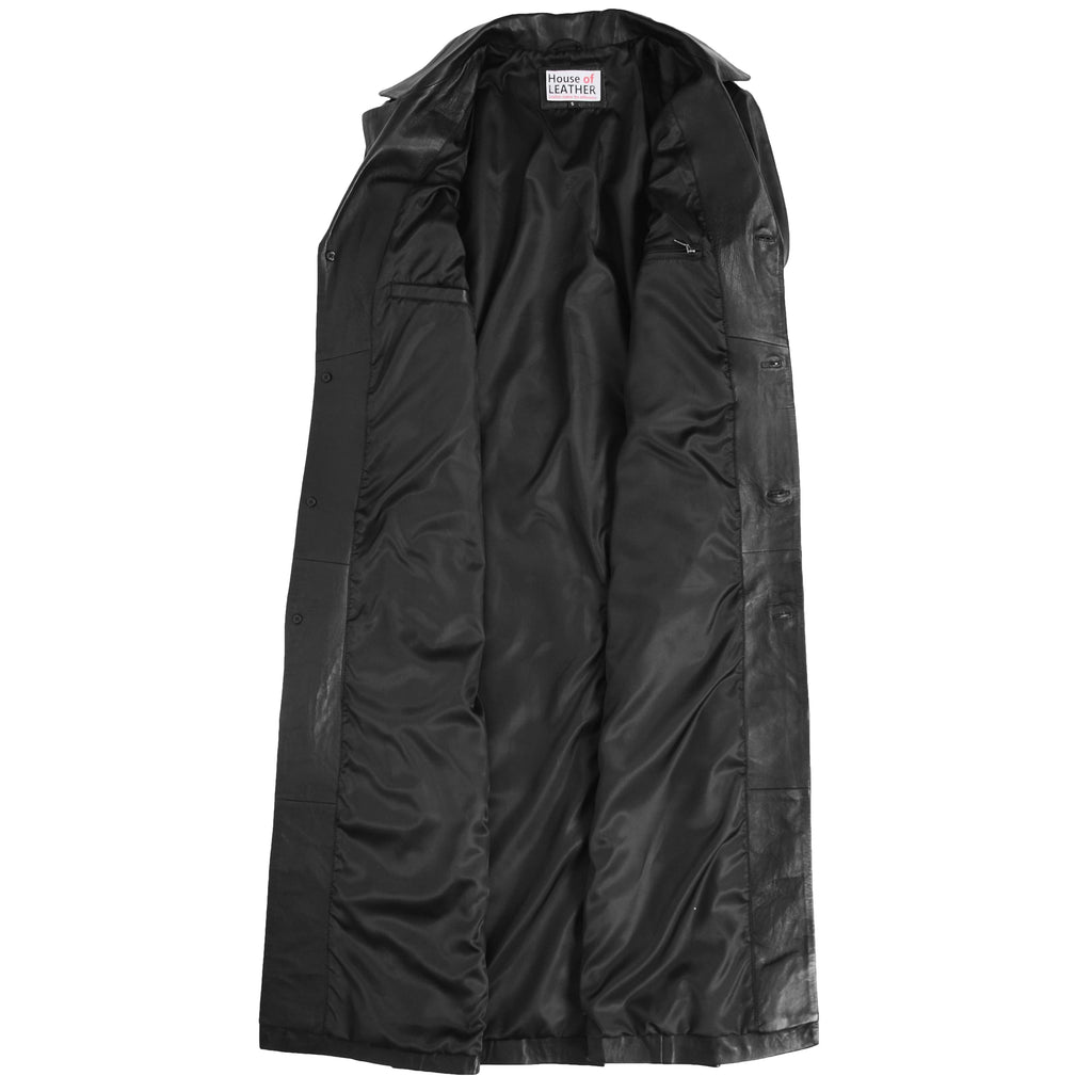 Mens Full Length Blazer Coat Freddie Black