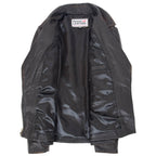 Womens Leather Hip Length Biker Jacket Celia Rub Off