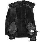 Men's Classic B3 Original Sheepskin Jacket Black