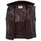 Mens Leather Bomber Jacket G-1 Aviator Style Jarrod Brown
