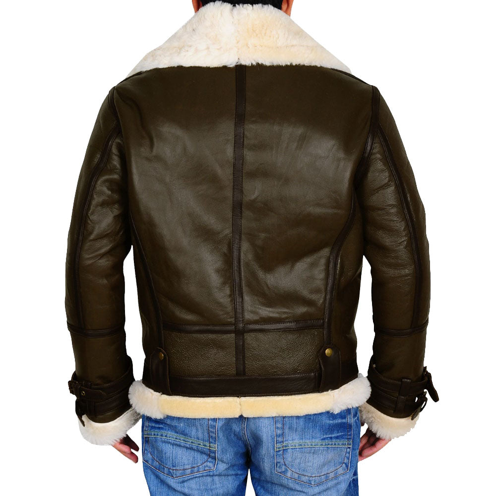 Men's B3 Bomber Shearling Leather Jacket