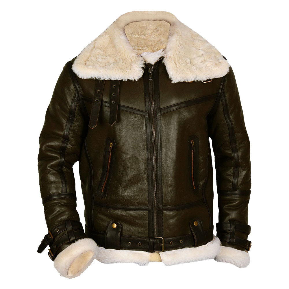 Men's B3 Bomber Shearling Leather Jacket