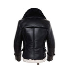 B3 Black Leather Jacket For Men's