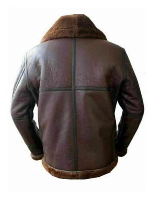 Aviator RAF Reddish Fur B3-Bomber Jacket