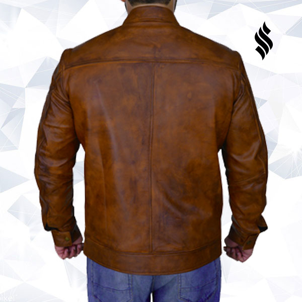 Men’s Distressed Brown Jacket