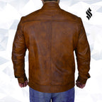 Men’s Distressed Brown Jacket