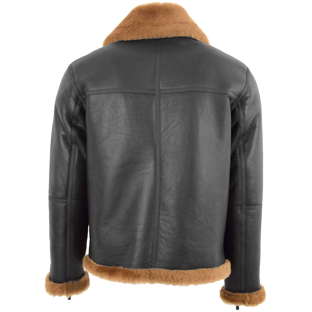 Original RAF Flying Sheepskin Jacket Tyler Brown Ginger