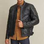 Leather Rider Jacket with Thinsulate Lining