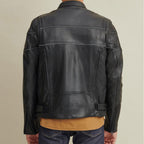 Leather Rider Jacket with Thinsulate Lining