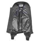 Mens Leather MA-1 Bomber Jacket Ryan Grey
