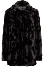 Womens Black Fur Leather Jacket