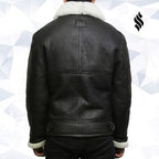 Men's Aviator RAF B3 shearling sheepskin Flying Bomber jacket