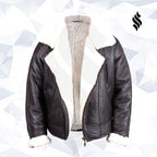 Men's B3 Aviator Shearling Sheepskin Leather Flying Jacket