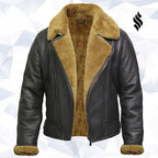 Men's Leather Shearling Sheepskin Jacket