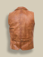Men Tan Brown Vest