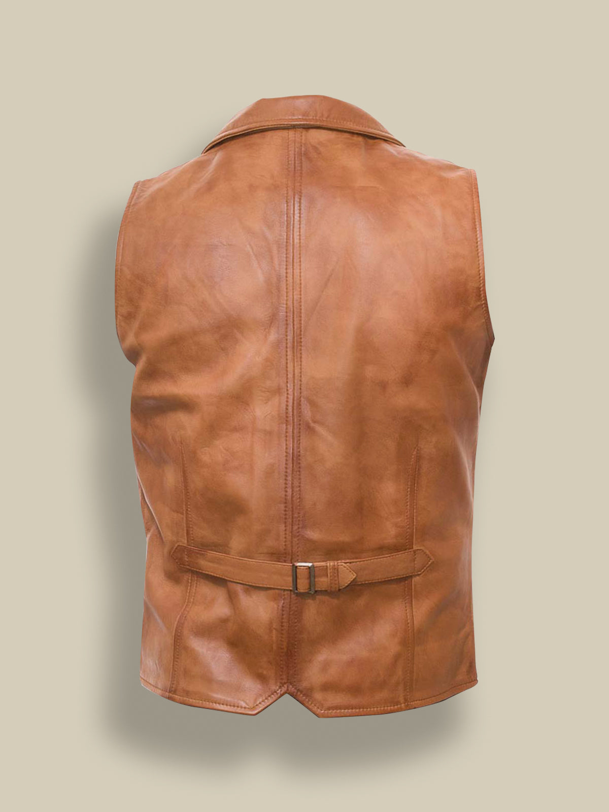 Men Tan Brown Vest
