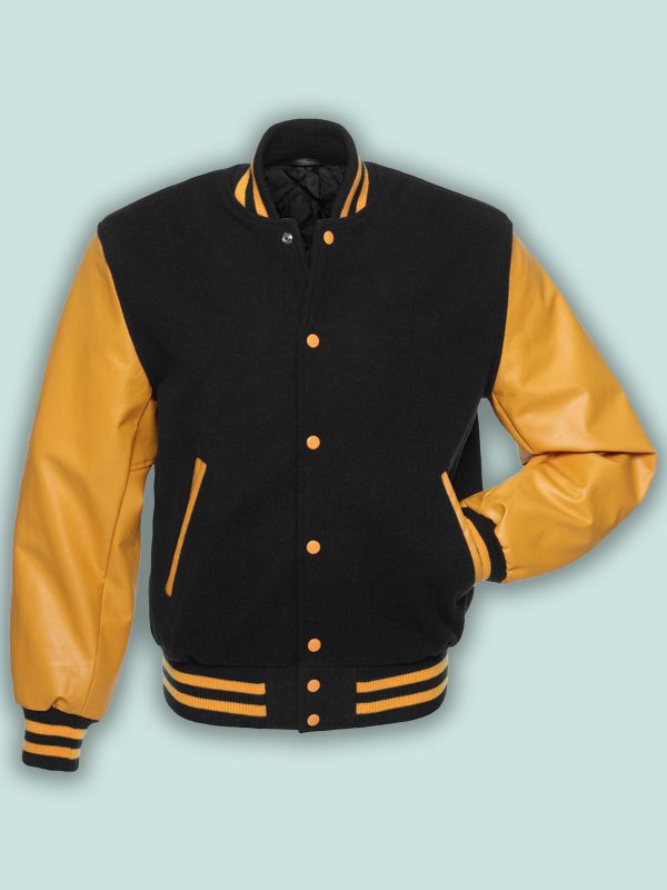 Black & Gold Varsity Jacket