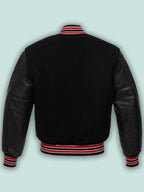 Black Wool Varsity Jacket